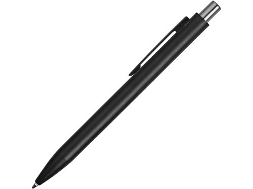 Ручка металлическая шариковая Blaze с цветным зеркальным слоем, черный/серебристый