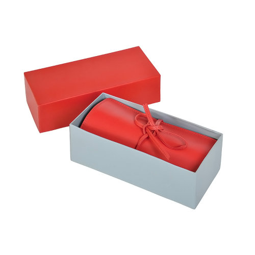 Футляр для украшений   "Милан" в подарочной упаковке (красный)