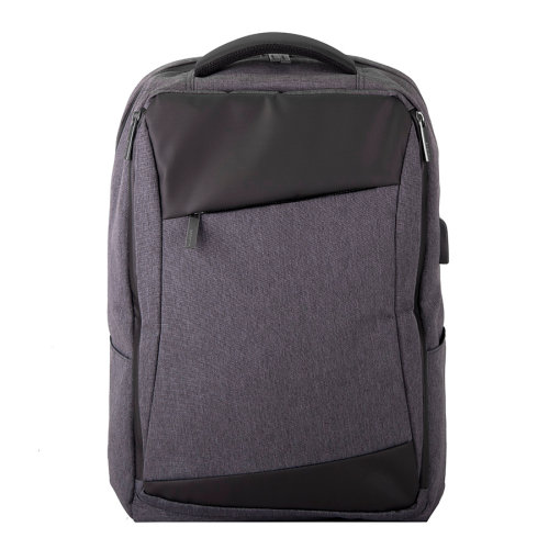 Рюкзак LEIF c RFID защитой (темно-серый, черный)