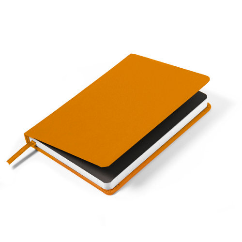 Ежедневник недатированный Duncan, формат А5,  в линейку (оранжевый)