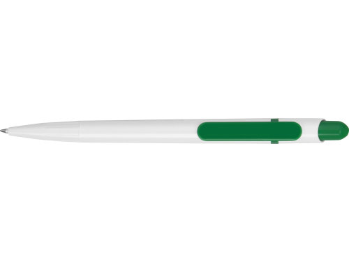 Ручка шариковая Этюд, белый/зеленый