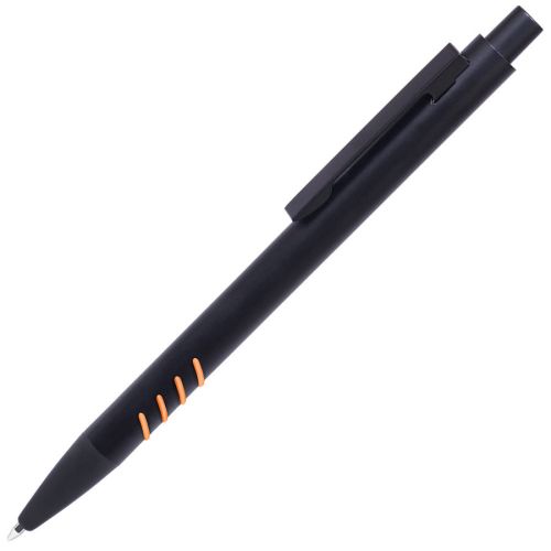Набор подарочный DESKTOP: кружка, ежедневник, ручка,  стружка, коробка, черный/оранжевый (черный, оранжевый)