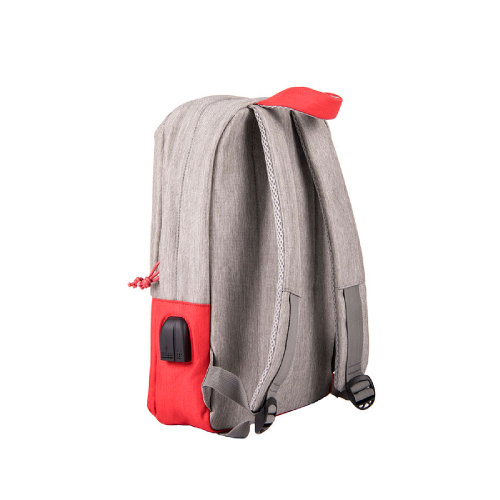 Рюкзак BEAM MINI (серый, красный)