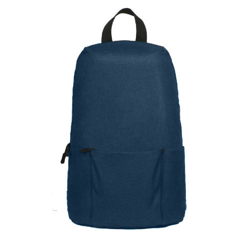 Лёгкий меланжевый рюкзак BASIC (темно-синий)