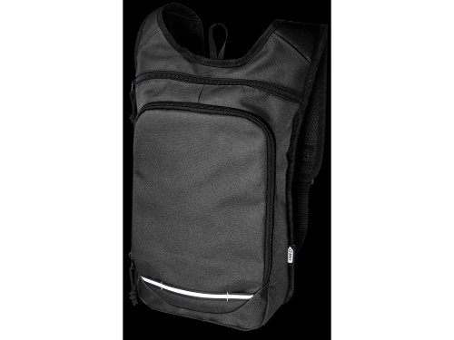 Рюкзак для прогулок Trails объемом 6,5 л, изготовленный из переработанного ПЭТ по стандарту GRS, черный