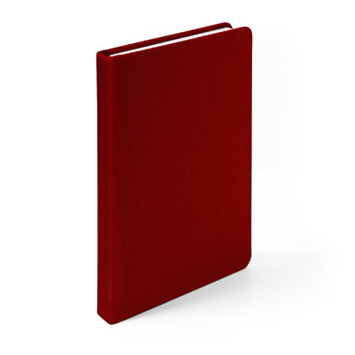 Ежедневник недатированный Duncan, формат А5,  в линейку (бордовый)