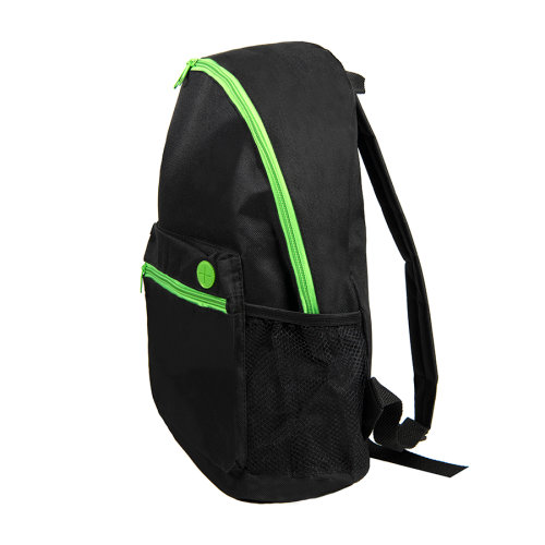 Рюкзак TOWN (черный, зеленый)