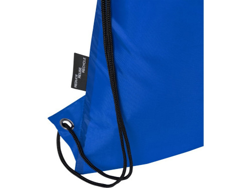 Изолированная сумка со шнурком Adventure объемом 9 л из переработанных материалов, соответствующих стандарту GRS, синий