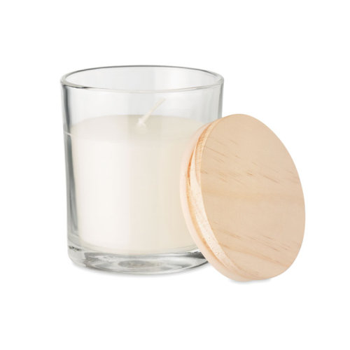 Свеча с ароматом ванили (прозрачный)