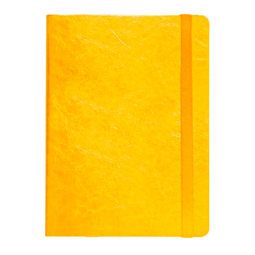 Ежедневник недатированный Boomer, А5,  желтый, кремовый блок, без обреза (желтый)