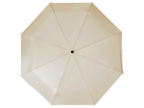 Зонт складной Columbus, механический, 3 сложения, с чехлом, бежевый