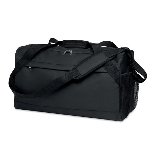 Спортивная сумка 600D из RPET (черный)