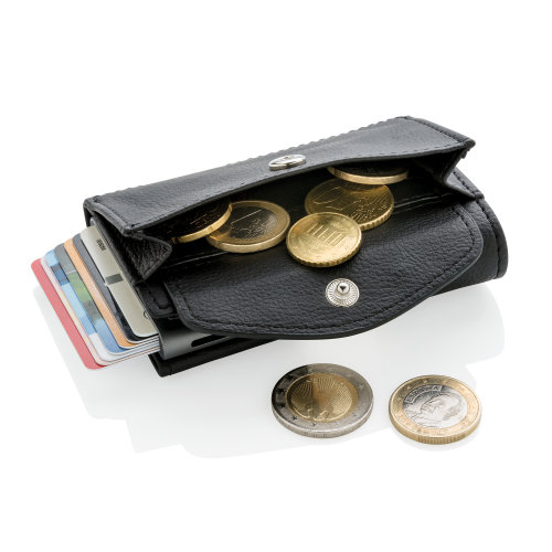 Кошелек с отделением для монет и держателем для карт C-Secure RFID
