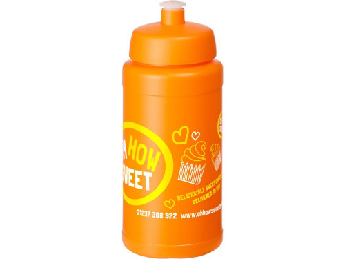 Спортивная бутылка Baseline Plus объемом 500 мл, оранжевый