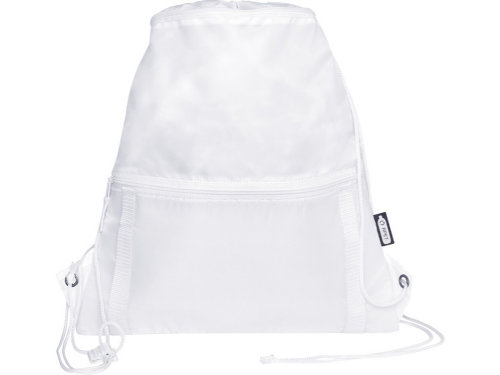 Изолированная сумка со шнурком Adventure объемом 9 л из переработанных материалов, соответствующих стандарту GRS, белый