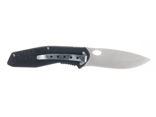 Нож складной Stinger, 95 мм (серебристый), материал рукояти: алюминий (чёрный)
