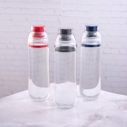 Бутылка для воды FIT, 700 мл (прозрачный, красный)