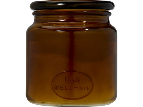Ароматизированная свеча Wellmark Let's Get Cozy 650 г с ароматом кедрового дерева - Amber heather