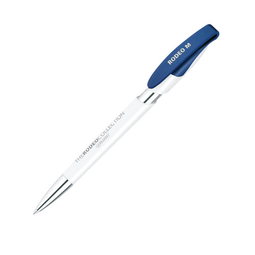 Ручка шариковая RODEO M, белый с синим