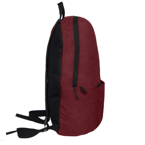 Лёгкий меланжевый рюкзак BASIC (красный)