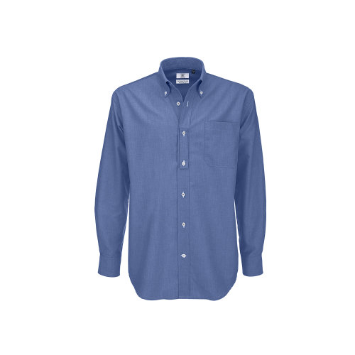 Рубашка мужская с длинным рукавом Oxford LSL/men, синий