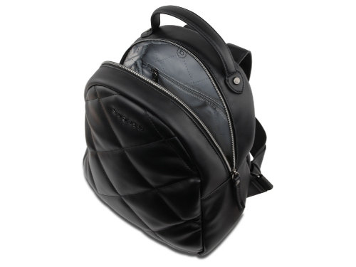 Рюкзак женский BUGATTI Cara, чёрный, полиуретан, 25,5х11х27,5 см, 7 л