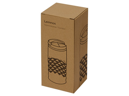 Термокружка Lemnos 350 мл, черный (Р)