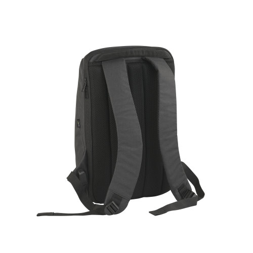 Рюкзак "City" с USB-разъемом, черный с коричневым