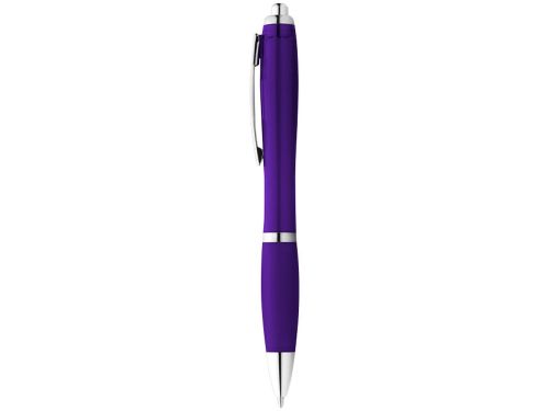 Ручка пластиковая шариковая Nash, пурпурный, синие чернила