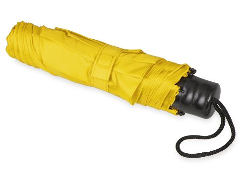 Зонт складной Columbus, механический, 3 сложения, с чехлом, желтый