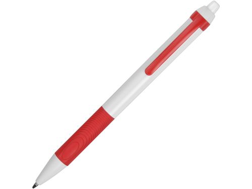 Ручка пластиковая шариковая Centric, белый/красный