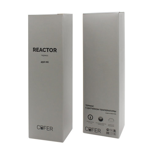 Термос Reactor металлик с датчиком температуры, хаки