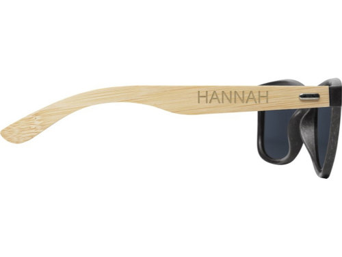 Sun Ray очки с бамбуковой оправой, черный