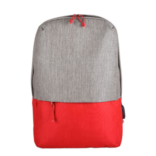 Рюкзак "Beam", серый/красный, 44х30х10 см, ткань верха: 100% полиамид, подкладка: 100% полиэстер (серый, красный)