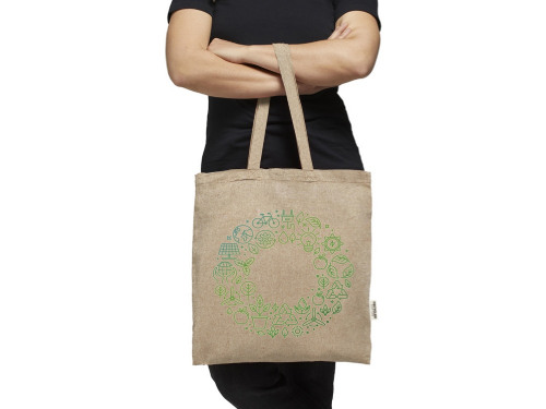 Pheebs 150 г/м² Aware™ эко-сумка из переработанного сырья - Натуральный