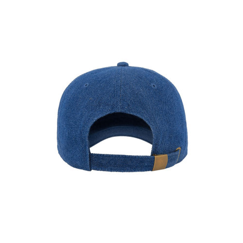 Бейсболка DAD HAT, 6 клиньев, металлическая застежка (синий)