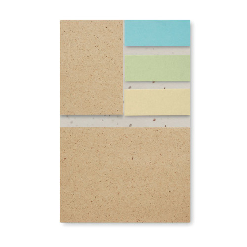 Блок заметок бумага с семенами (белый)