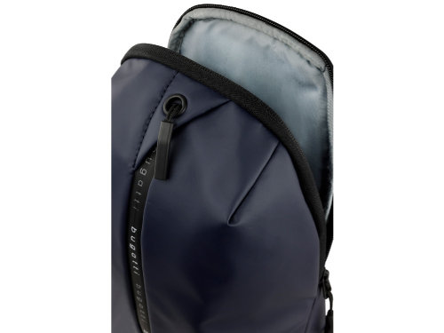 Рюкзак с одним плечевым ремнем BUGATTI Blanc, синий, тарпаулин/полиэстер, 18х9х30 см