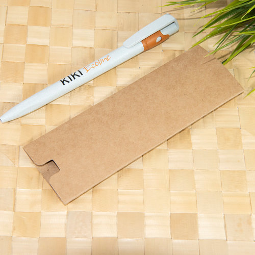 Футляр для одной ручки RUDY, картон, натуральный (некрашеный картон)