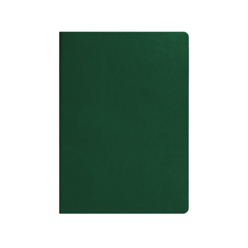 Ежедневник недатированный Tony, А5, темно-зеленый, кремовый блок в линейку (темно-зелёный)