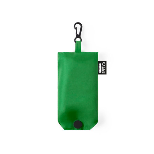 Сумка для покупок RESTUN из rPET/рециклированного полиэстера (зеленый)