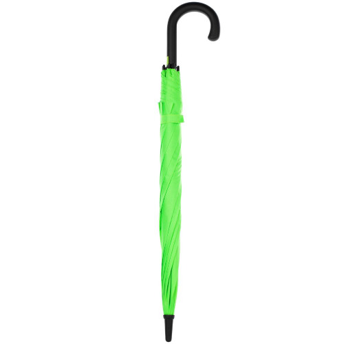 Зонт-трость Undercolor с цветными спицами, зеленое яблоко
