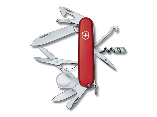 Нож перочинный VICTORINOX Explorer, 91 мм, 16 функций, красный