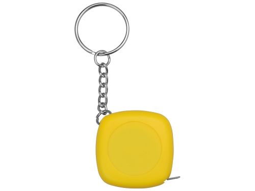Брелок-рулетка 1м Block, желтый