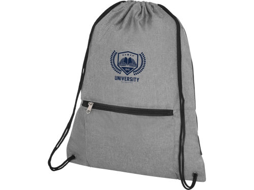 Складной рюкзак со шнурком Hoss, heather medium grey