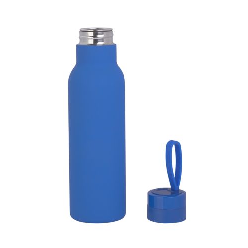 Бутылка для воды "Фитнес" 700 мл, покрытие soft touch, синий