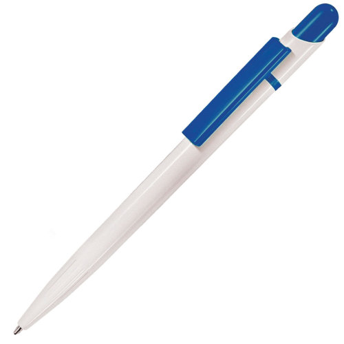 MIR, ручка шариковая, белый, синий, пластик (белый, синий)