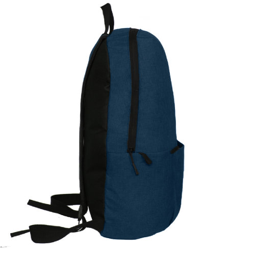 Лёгкий меланжевый рюкзак BASIC (темно-синий)