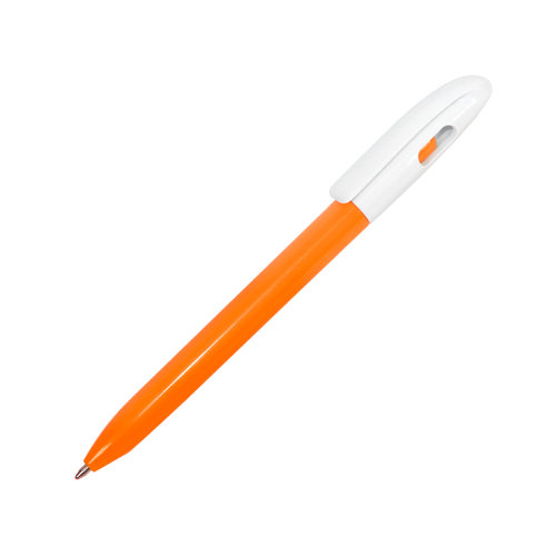 Ручка шариковая LEVEL, пластик (оранжевый, белый)