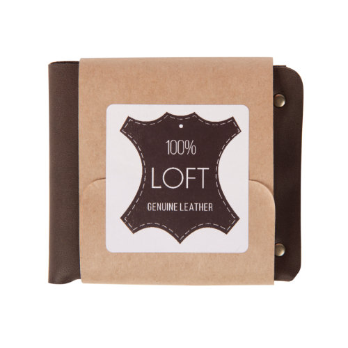 Набор подарочный LOFT: портмоне и чехол для наушников, коричневый (коричневый)